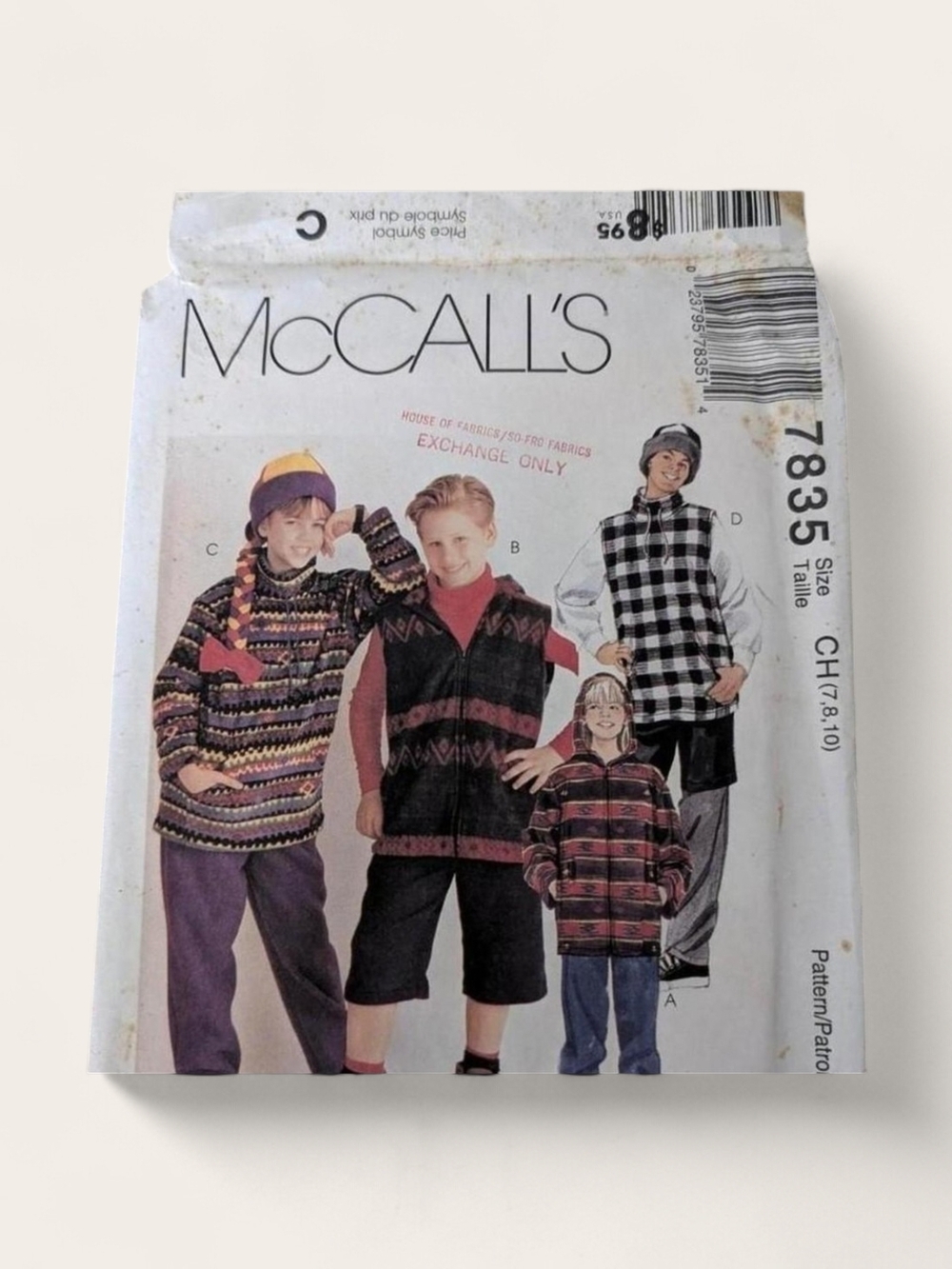 McCALL'S Sewing Pattern